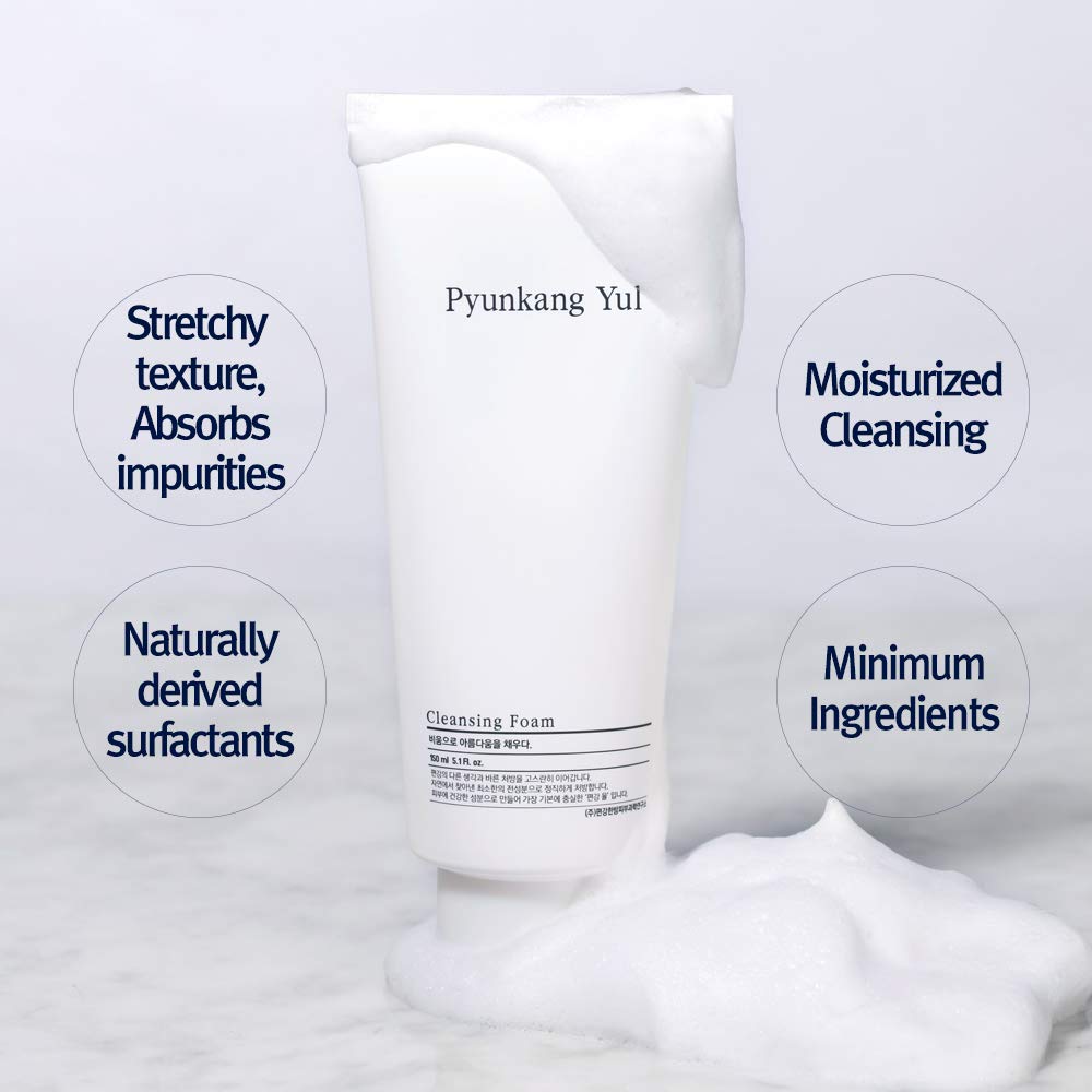 Pyunkang Yul Cleansing Foam : purification ciblée des pores sans résidu gras.