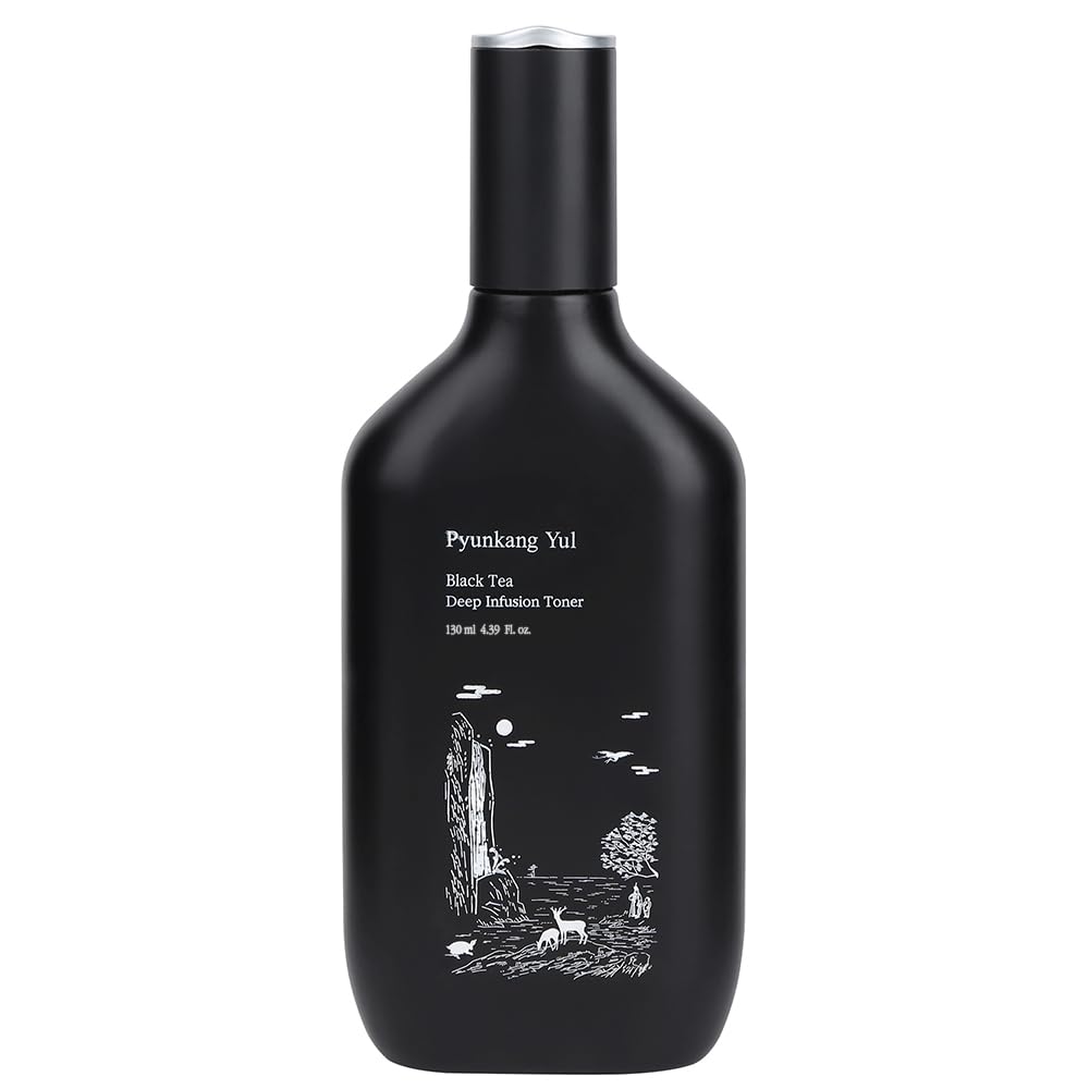 Pyunkang Yul PKY Black Tea Toner bouteille, hydratation durable pour peau souple