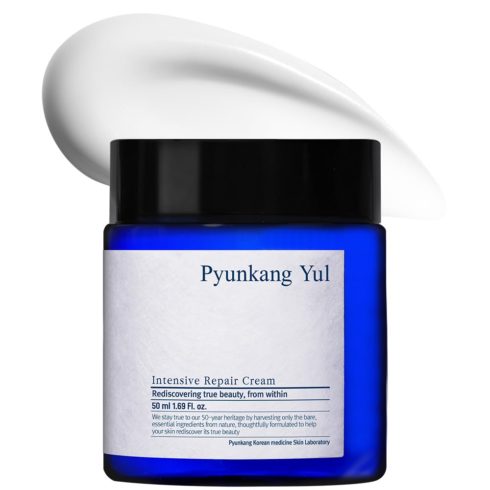 Pyunkang Yul PKY Crème Réparatrice Concentrée — flacon et hydratation durable.
