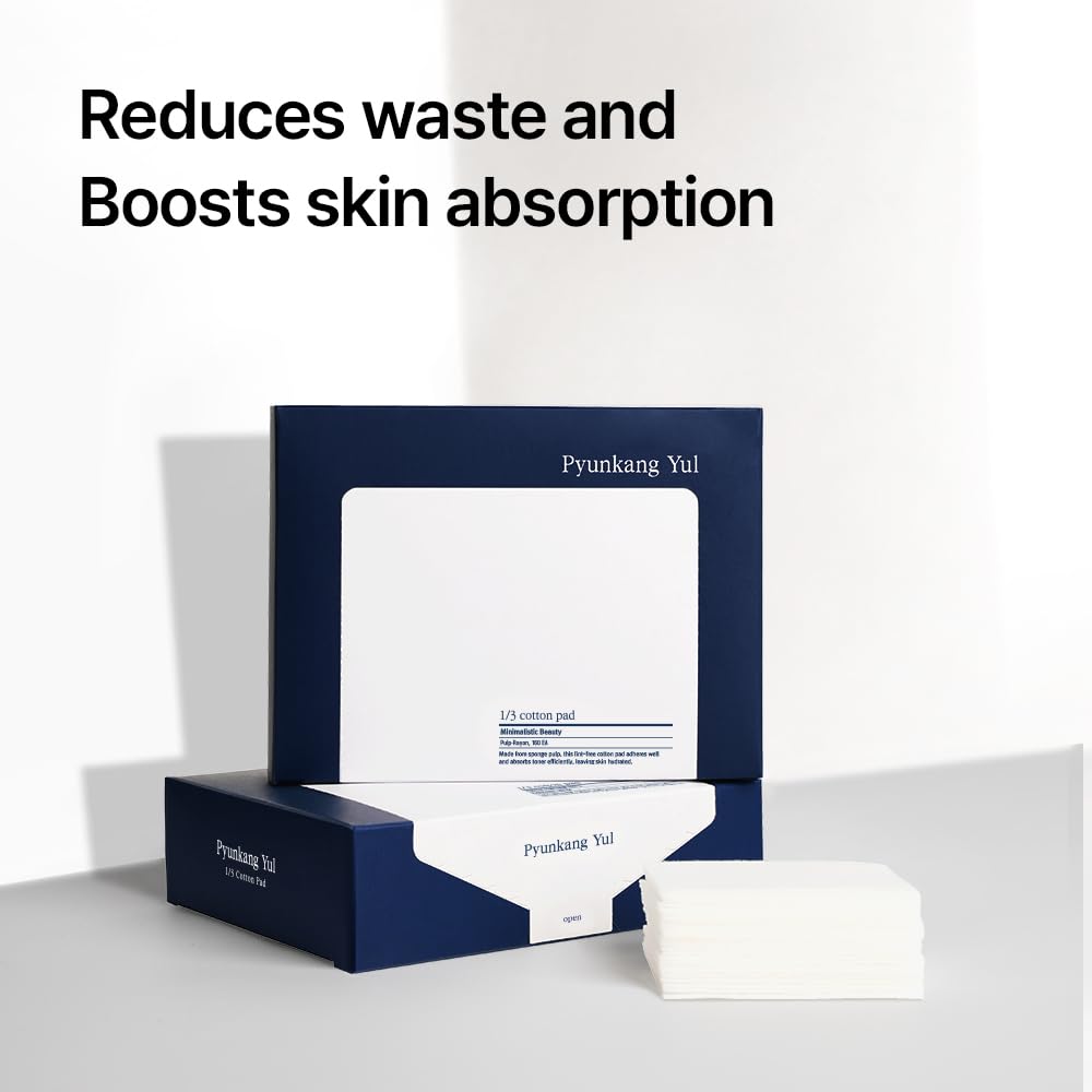 PKY Pyunkang Yul, disques coton sans peluches pour démaquillage net.