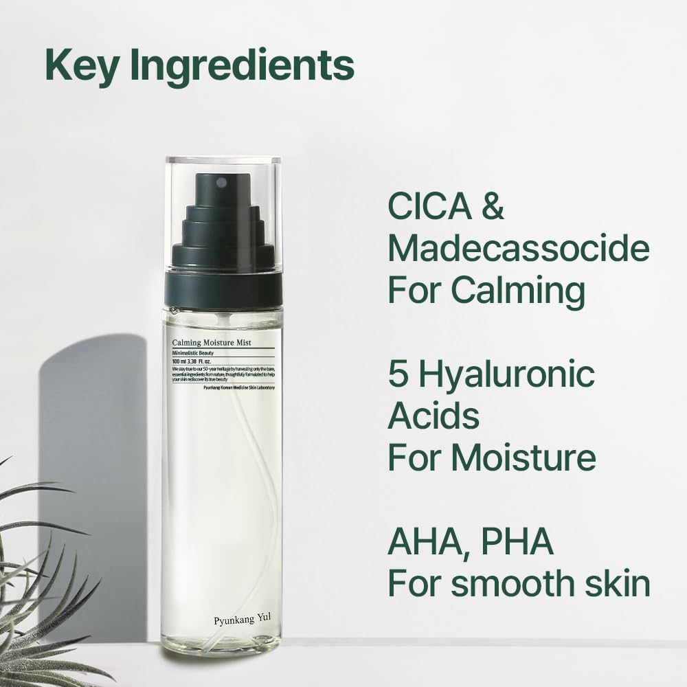 Ingrédients AHA et PHA dans Pyunkang Yul PKY pour exfoliation douce