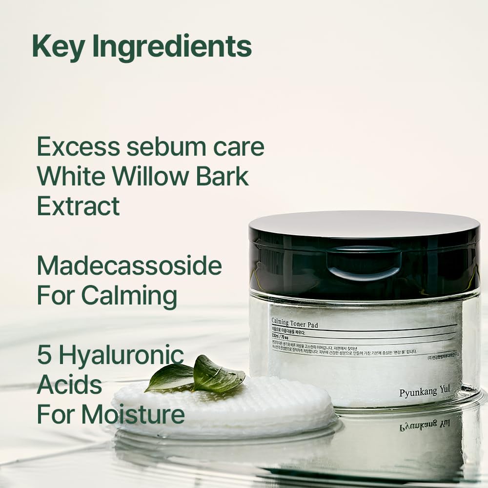 Pad contrôle du sebum Pyunkang Yul PKY, aide à réguler les zones grasses.