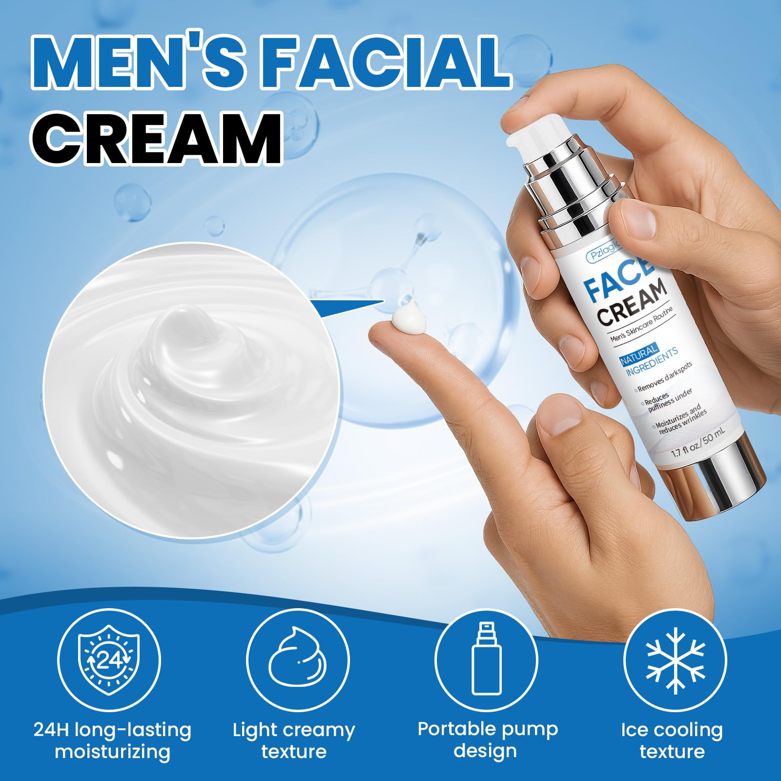 Pzlagia 6-In-1 non-greasy finish communicates lightweight feel