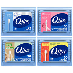 Q-tips Bouclier Hygiène: coton doux et pointe précise pour retouches en voyage.