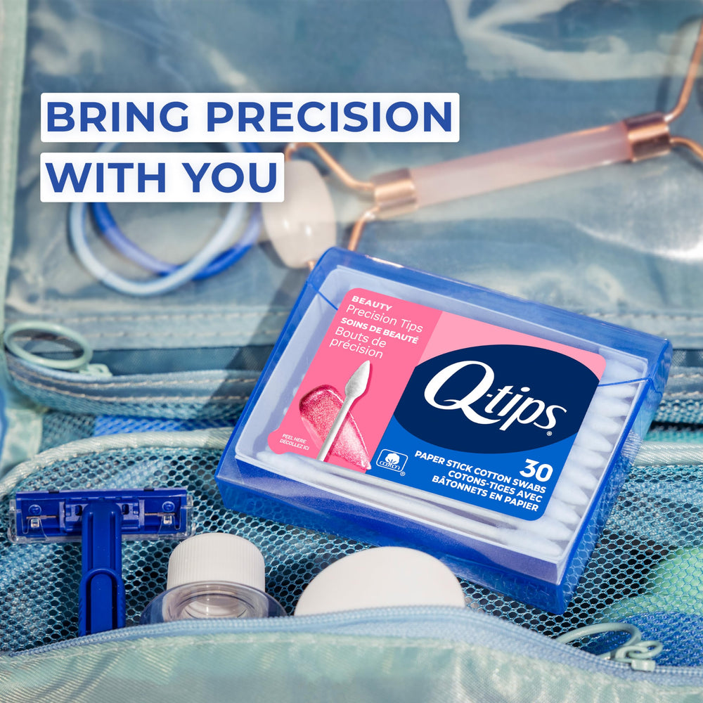Q-tips Nettoyage Petits Endroits: coton souple pour espaces réduits.
