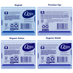 Q-tips Bio: coton biologique pour soins délicats quotidiens.