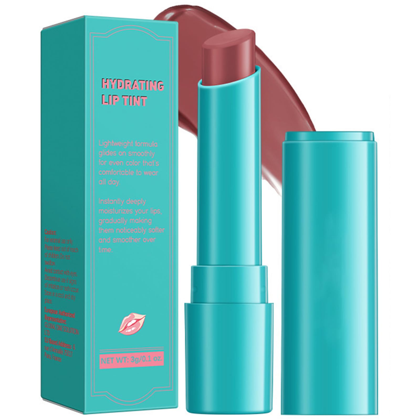 Qawnfy Lip Tint Hydratant – application lèvres lumineuse et hydratée dès la première pose.