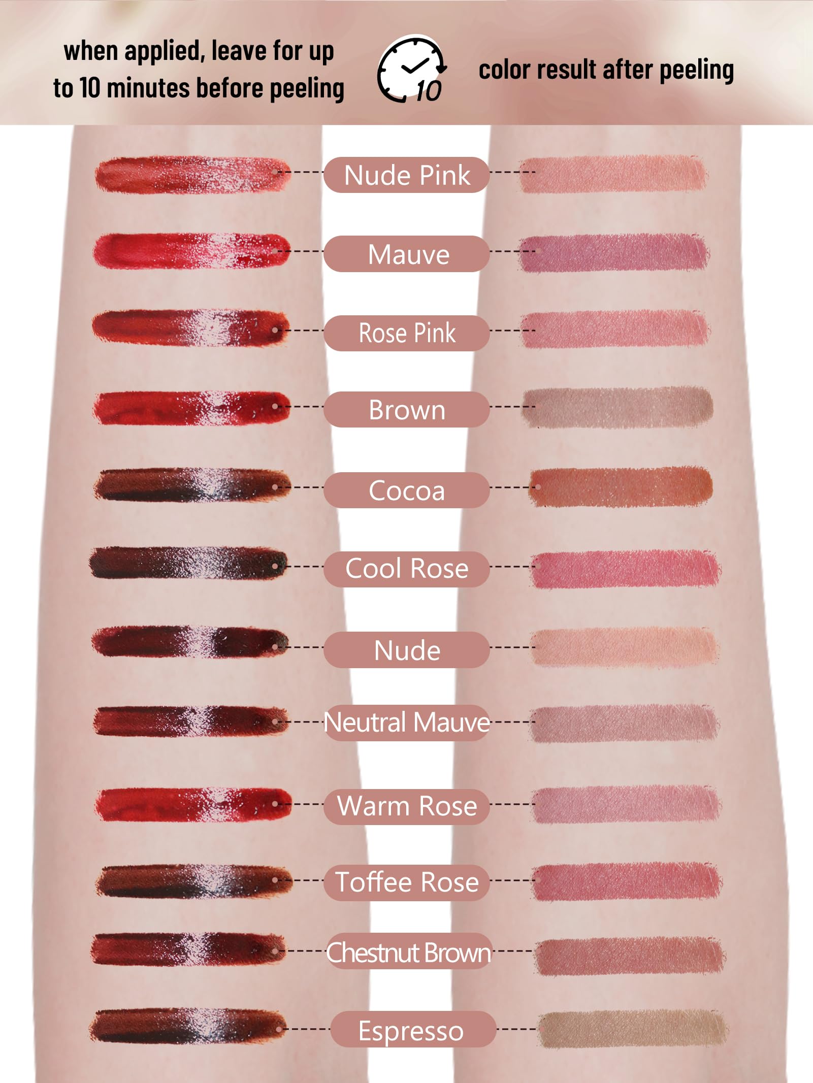 QCMME teinte mauve polyvalente s'adapte à tous les tons.