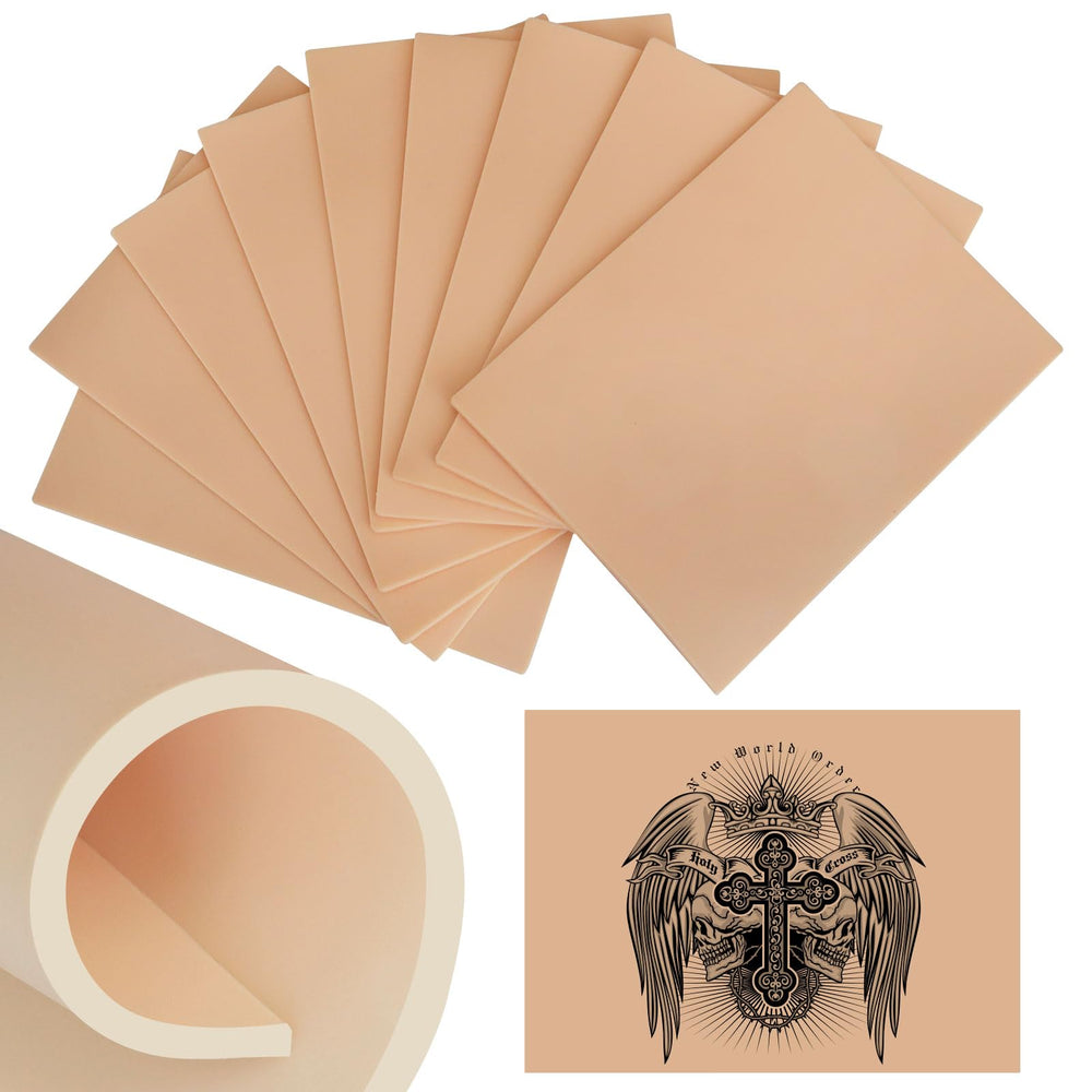 Peau pratique qeqanazo avec 10 feuilles et surface réaliste pour s’exercer