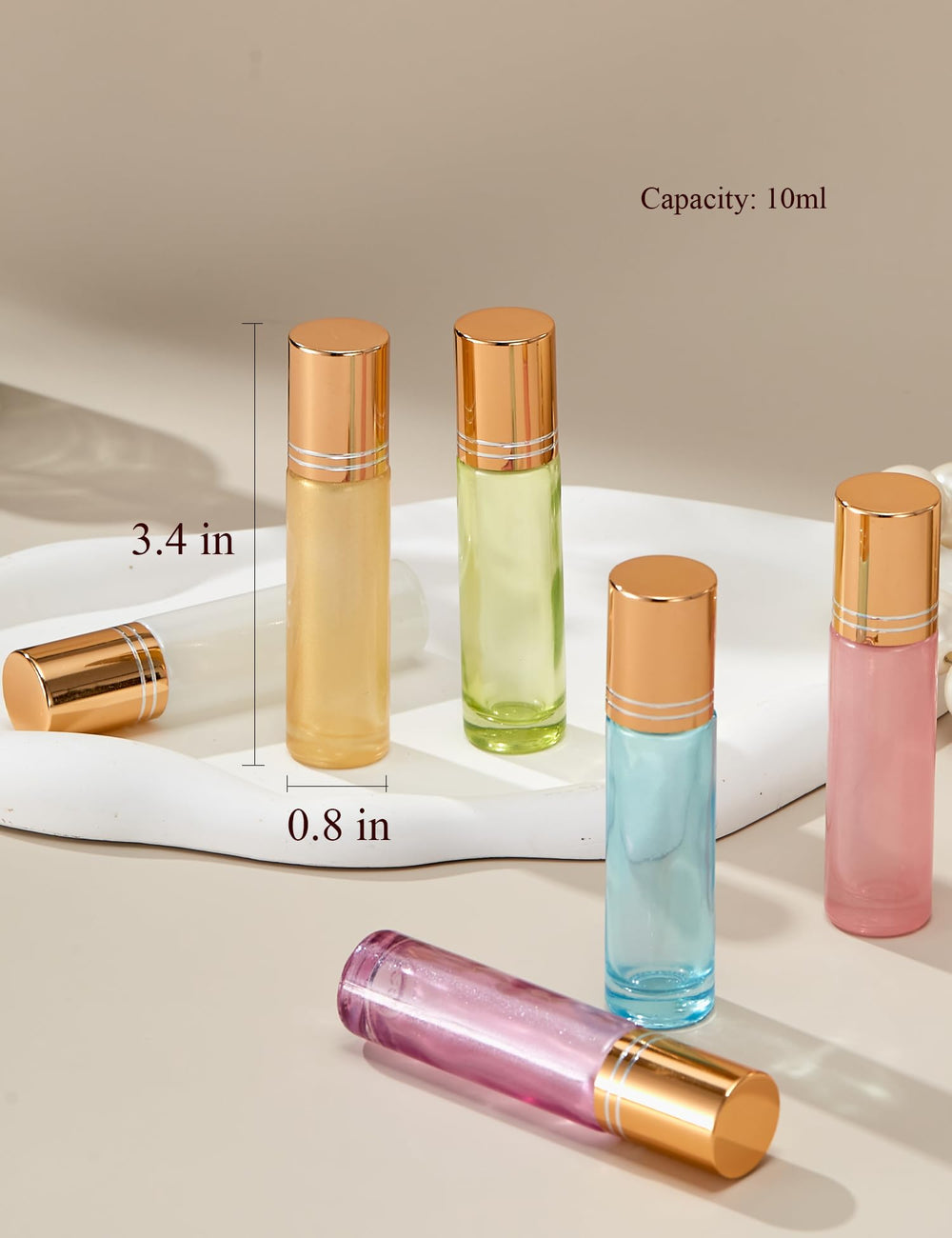 Couvercle et joint Qeuly roll-on assurent fermeture hermétique.
