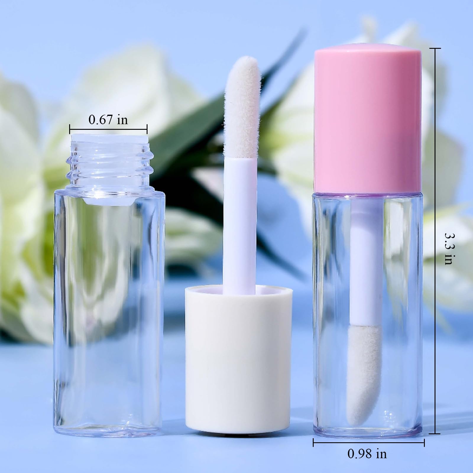 Kit maquillage fait maison pratique avec 4 tubes assortis.