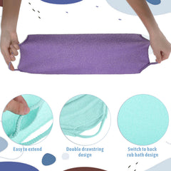 Gant exfoliant dos en nylon QfwdfcTrenz procure un massage léger.