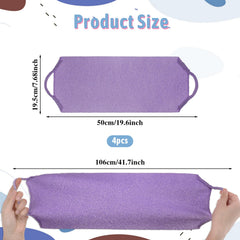Serviette exfoliante en nylon QfwdfcTrenz pour exfolier en douceur.