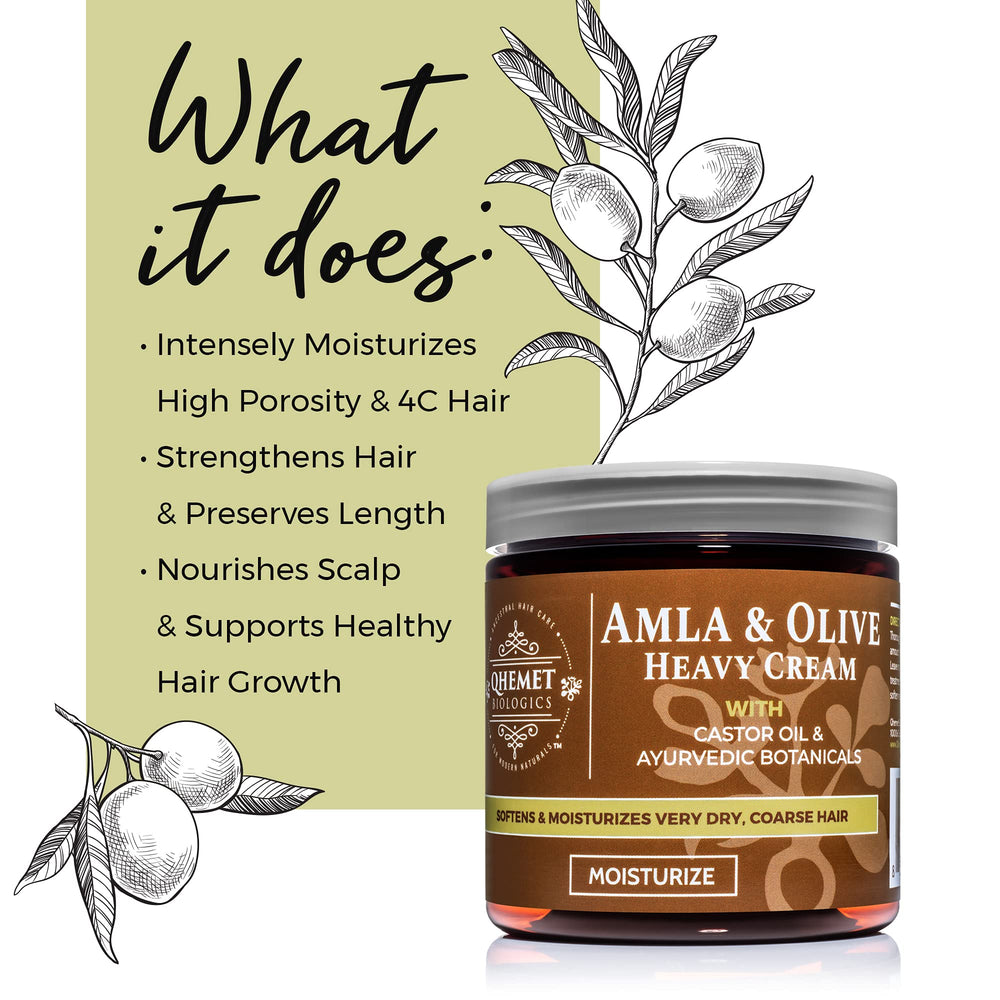 Idéal post-shampoing et soin nocturne pour cheveux afros et coils.