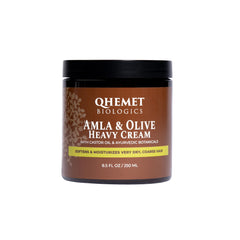 Qhemet Biologics Amla et Olive Crème Hydratante en flacon protège les cheveux très secs.