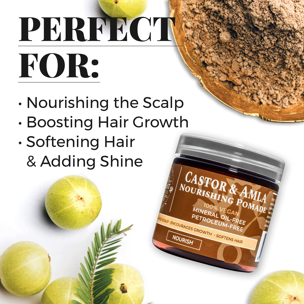 Product packaging shows vegan formula and 4 oz jar.