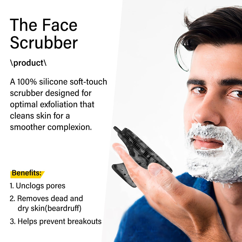 Brosse faciale QiaKeoo en silicone avec massage doux pour pores nets.