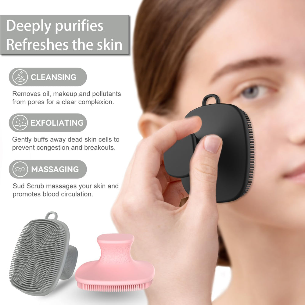 Brosse en silicone réutilisable QiaKeoo pour réduire les déchets.