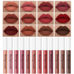 QiBest rouge à lèvres matte, 12 teintes variées pour toutes les occasions.