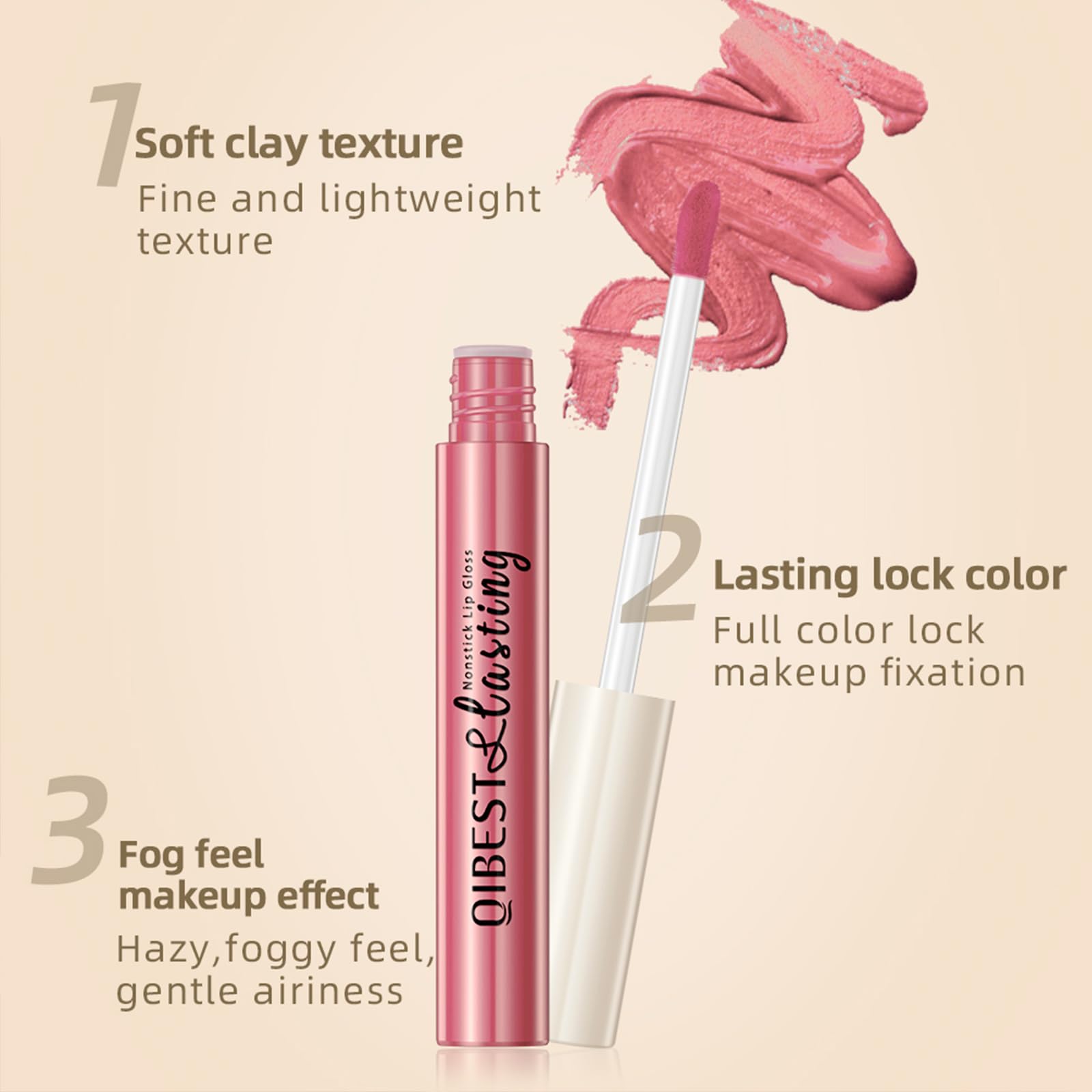 QiBest teintes neutres et intenses pour maquillages quotidiens et soirées.