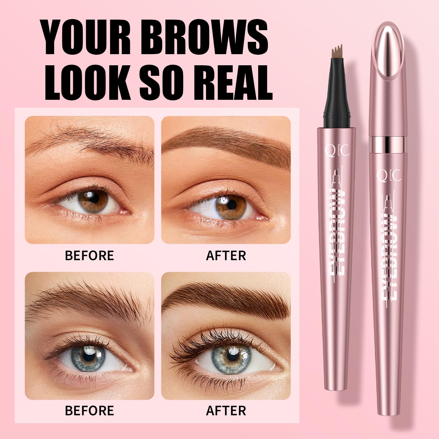 QIC 4-Tip: démaquillage facile, retrait en douceur.