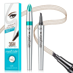 QIC - Crayon sourcils microblade 4 pointe pour des contours précis et naturels.