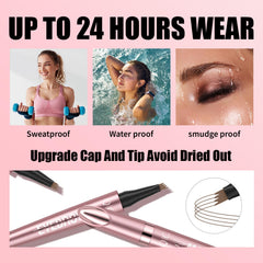 Sourcils naturels avec brosse intégrée QIC.