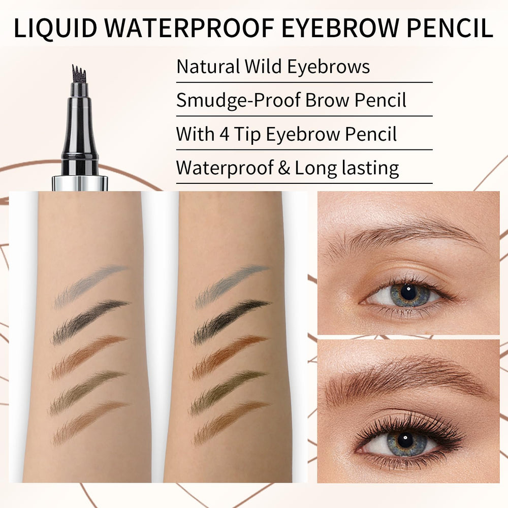 QIC sourcils étui pratique pour le rangement.