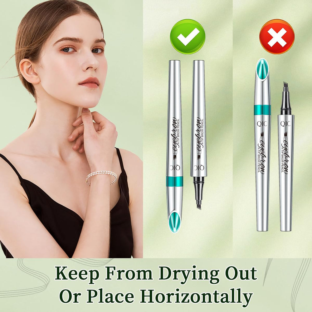 QIC Sourcils — utilisation polyvalente comme crayon et eyeliner.