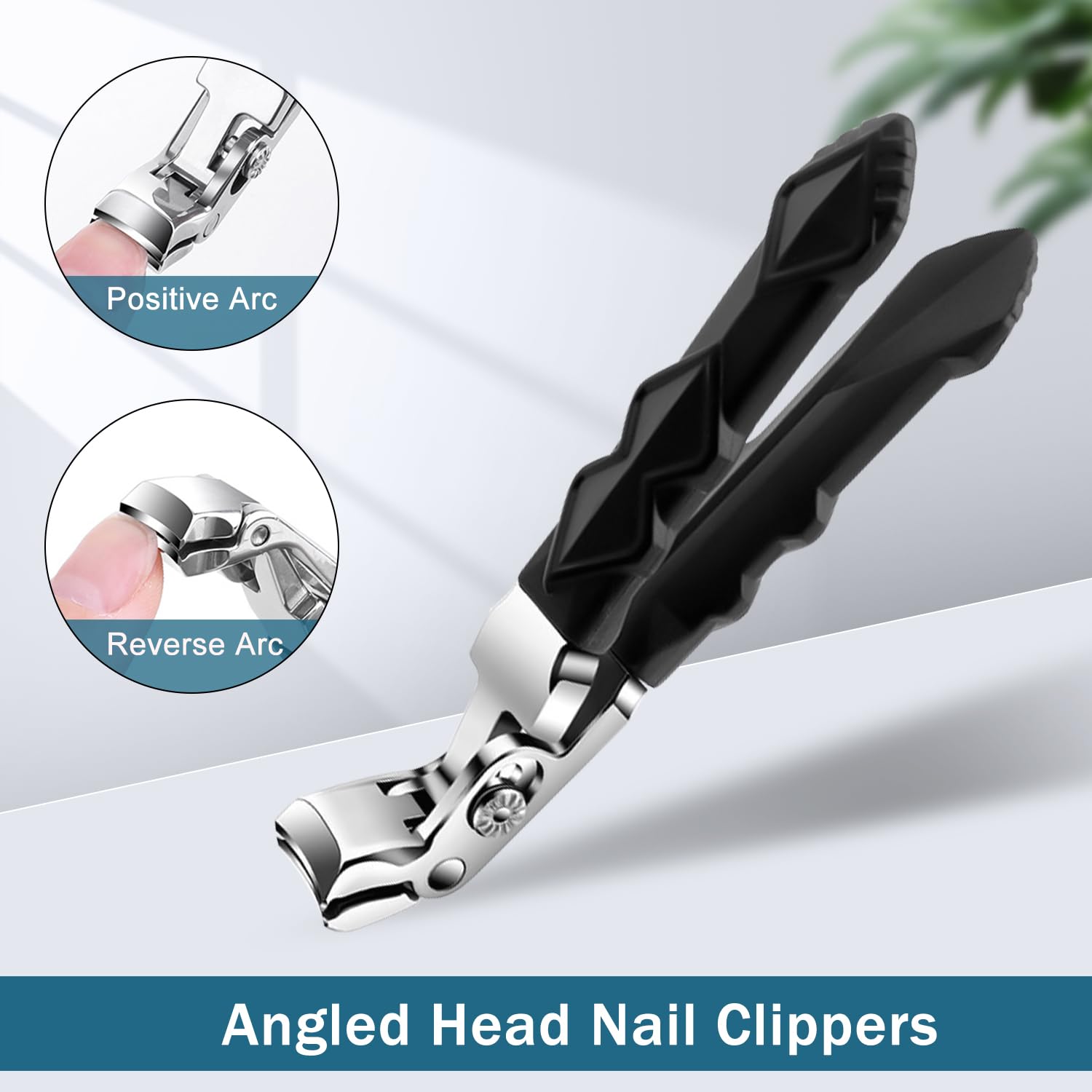 QiFind coupe-ongles angle pro tête angulaire pour coupe précise