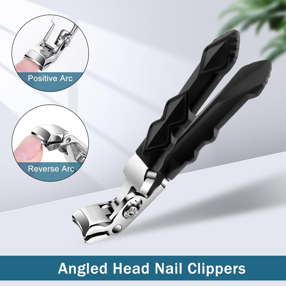QiFind coupe-ongles angle pro tête angulaire pour coupe précise