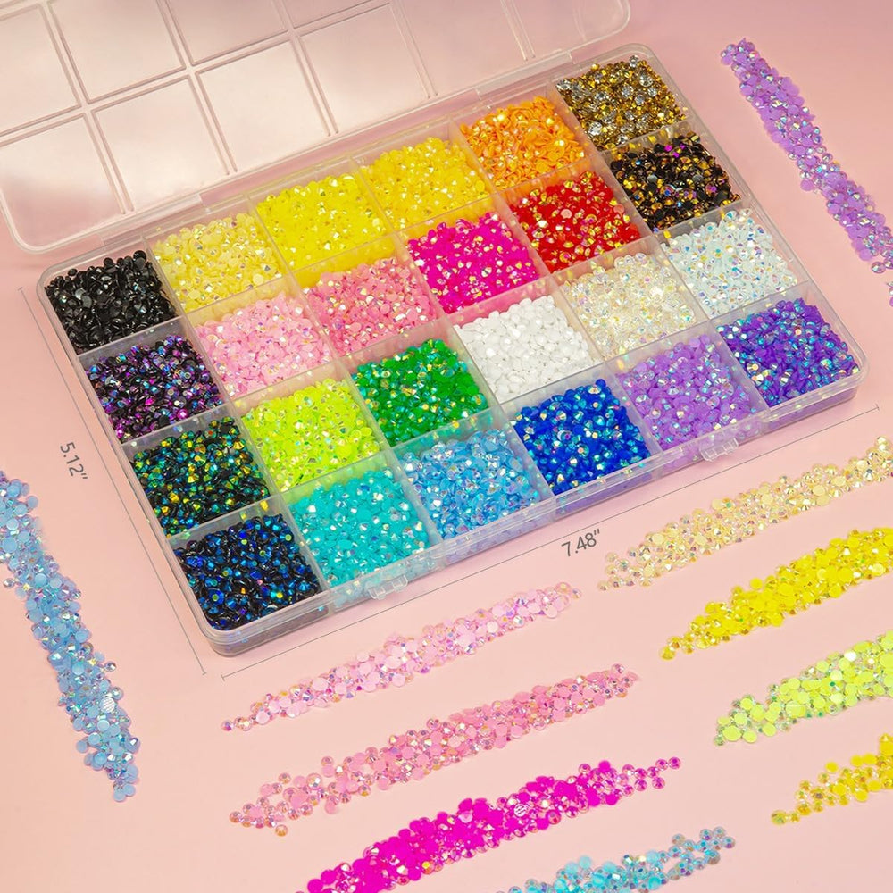 Qiipii ensemble outils pinces et stylo cire facilitant la pose des strass.