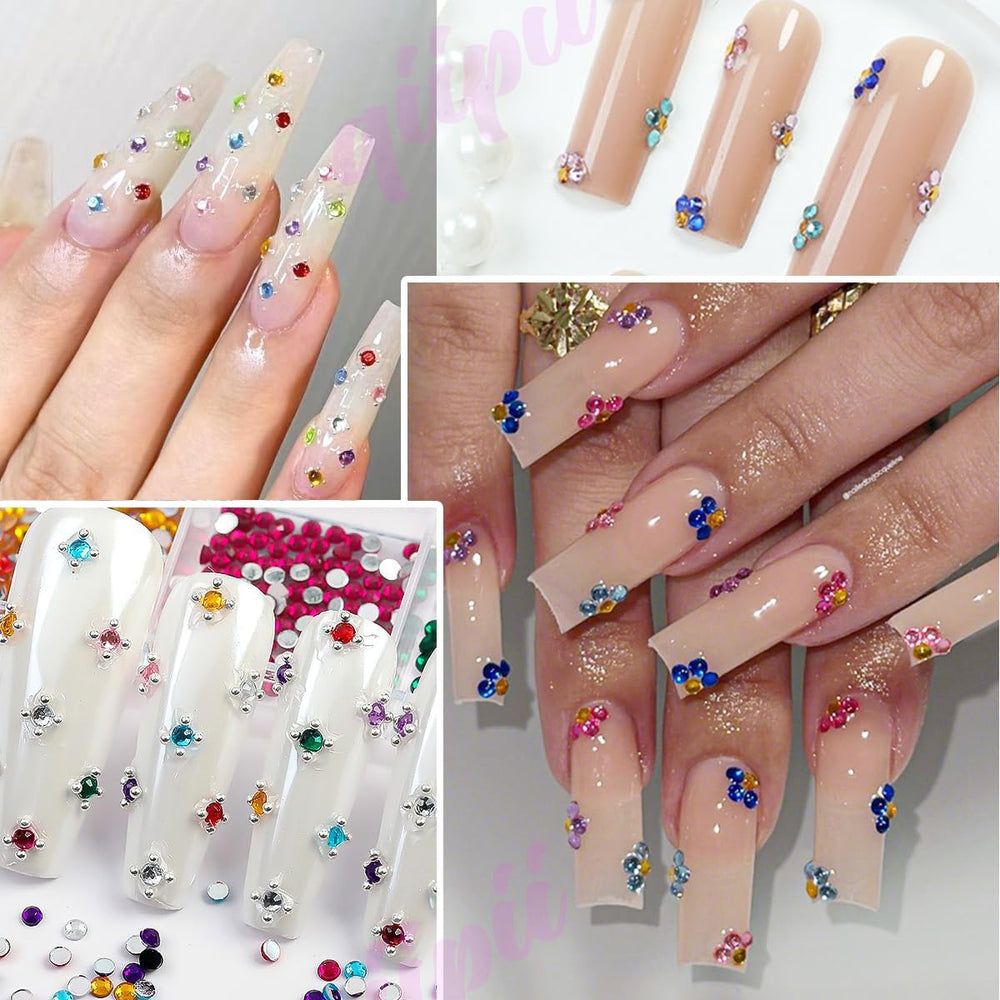 qiipii paillettes résine AB vert 2 mm pour art des ongles.