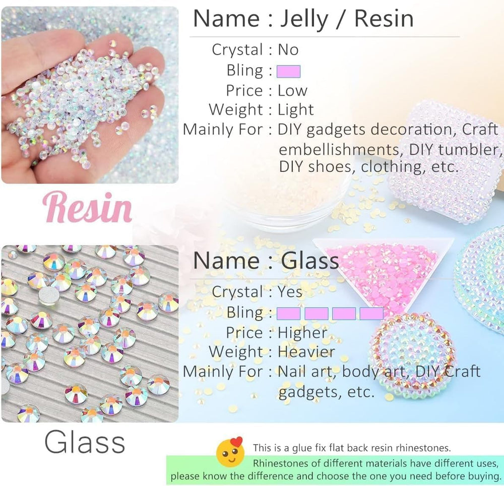 Qiipii strass résine cristal améthyste dos plat 5mm pour bijoux