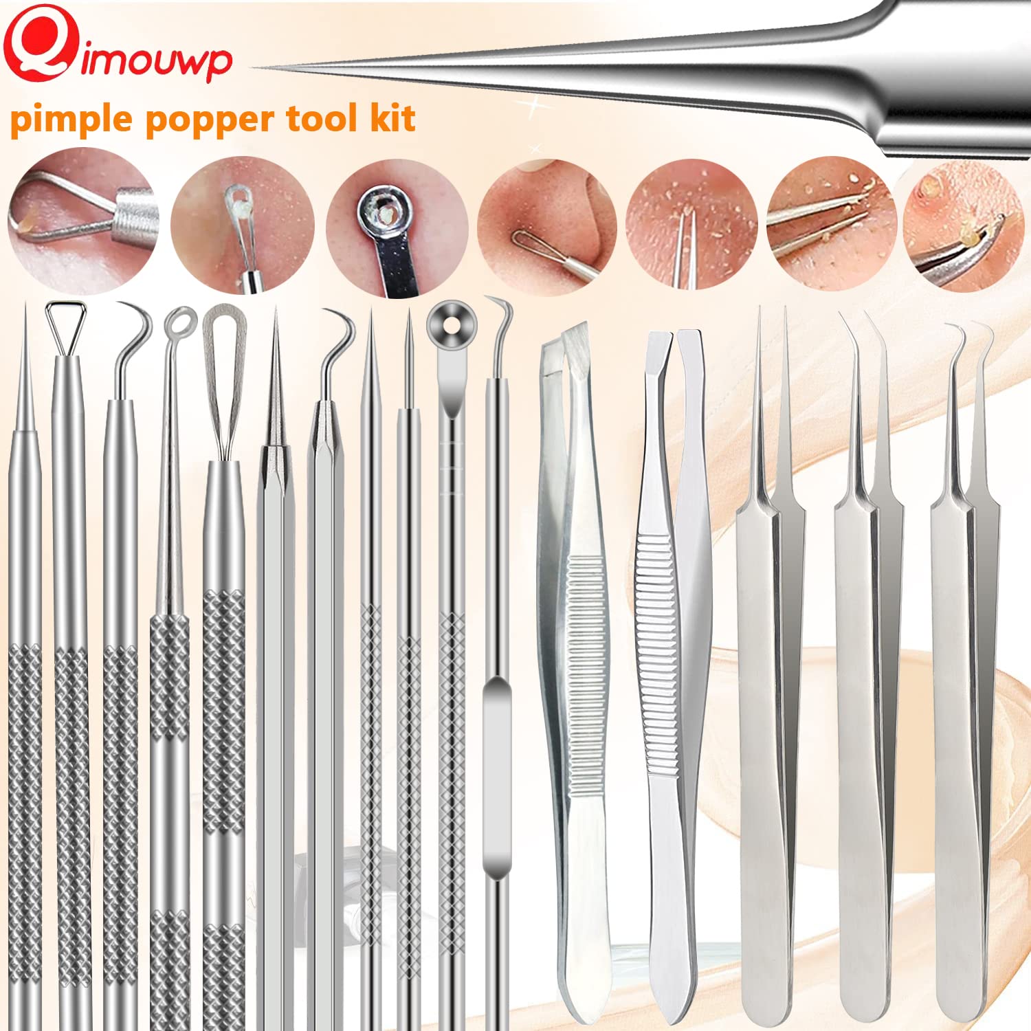 Qimouwp boite-rangement – rangement discret pour vos outils visage.