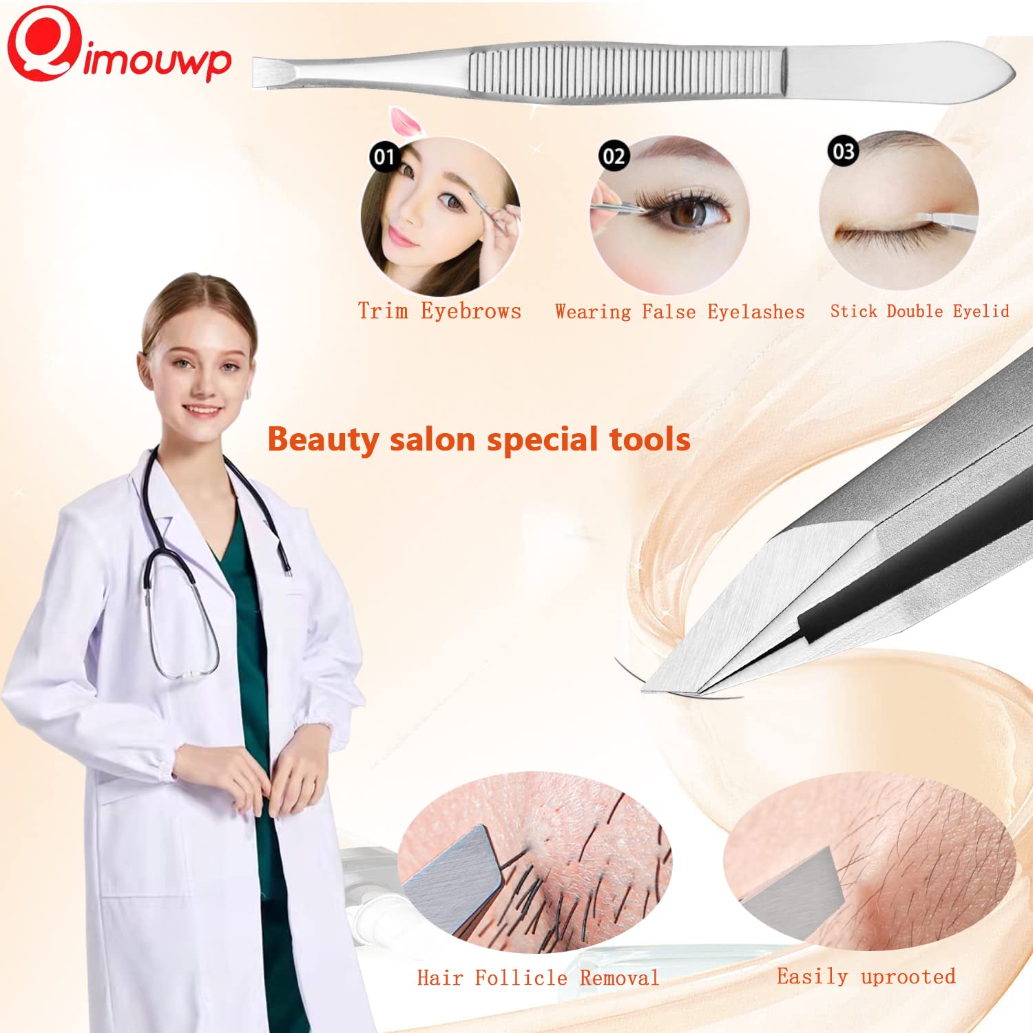 Qimouwp outil-extraction-comédons – outils professionnels pour visage net.