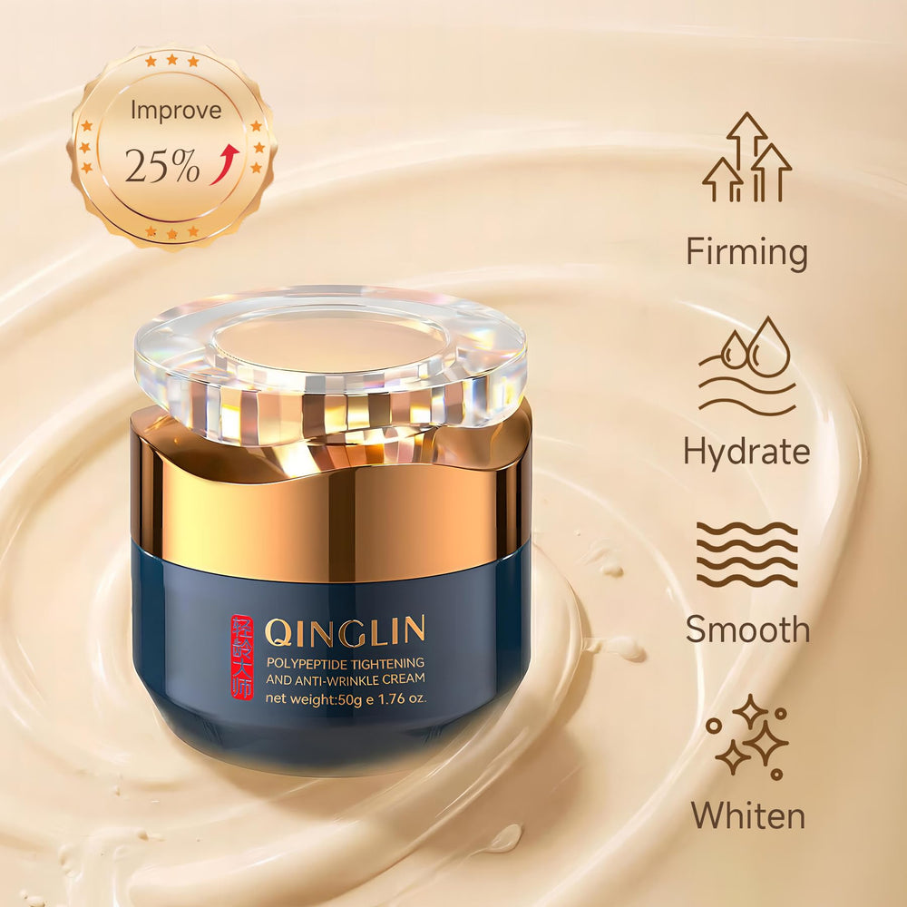 QINGLIN Crème Polypeptide – hydratation profonde du visage et velouté.