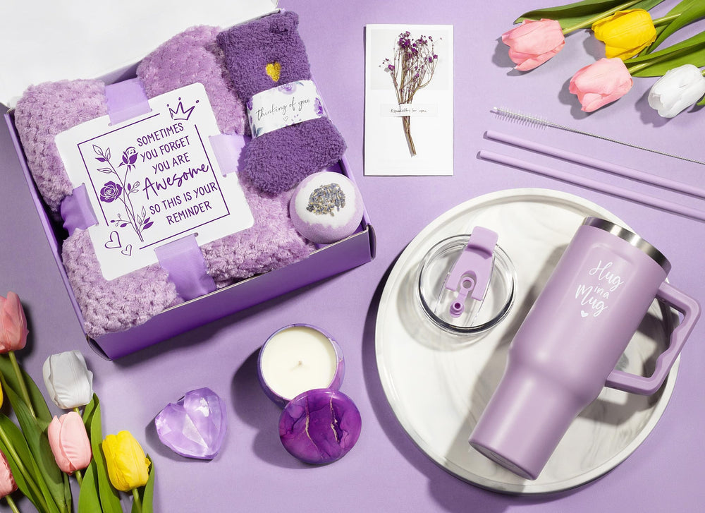 Carte fleurs séchées Qinline, cadeau élégant et personnalisable