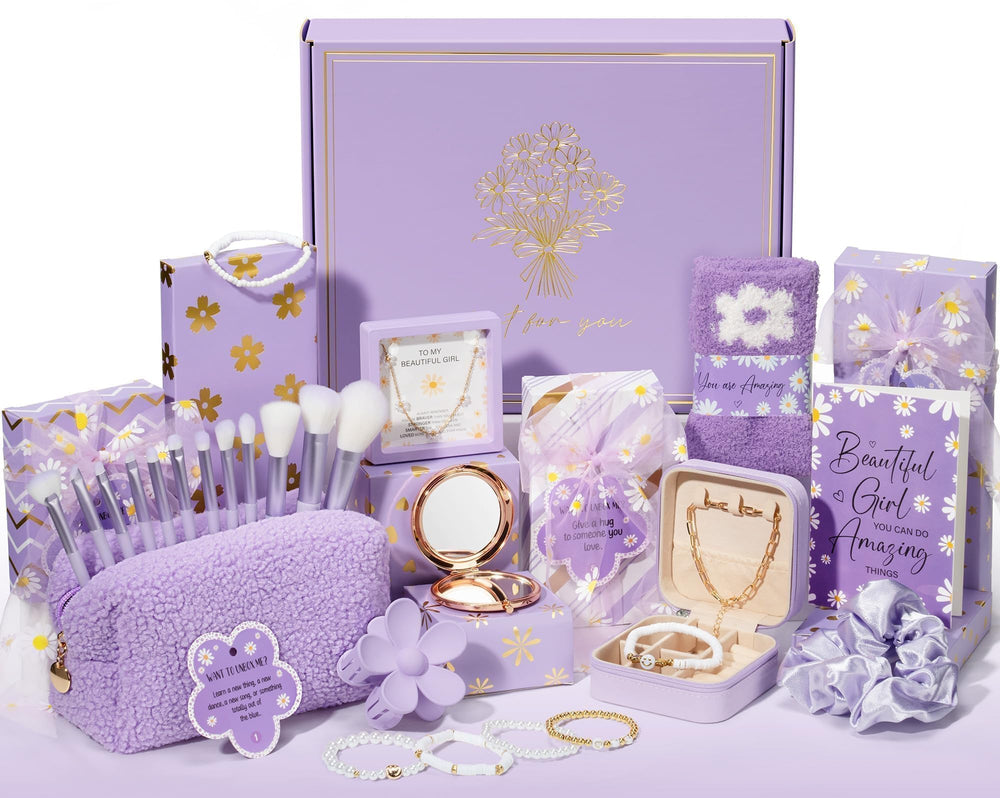 Panier Qinline 8 pièces, cadeau élégant et pratique pour filles