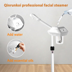 Vapeur visage Qinrunkoi hauteur ajustable pour s’adapter à votre espace.