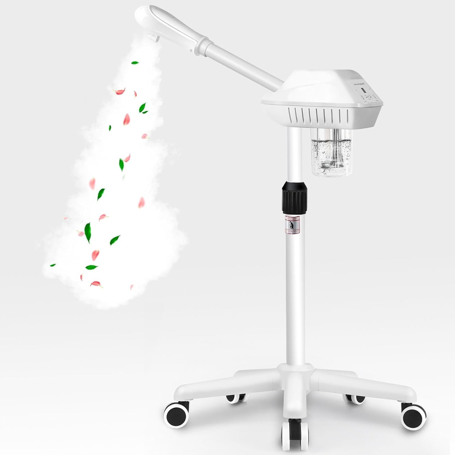 Vapeur visage Qinrunkoi sur roues, mobilité facilitée pour soins à domicile.
