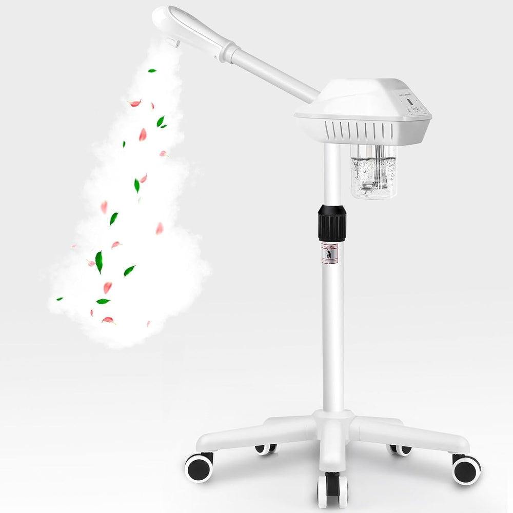 Vapeur visage Qinrunkoi sur roues, mobilité facilitée pour soins à domicile.