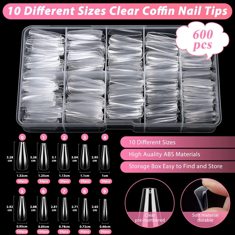 Qinzave colle ongles 10 g, collage rapide et durable pour faux ongles.