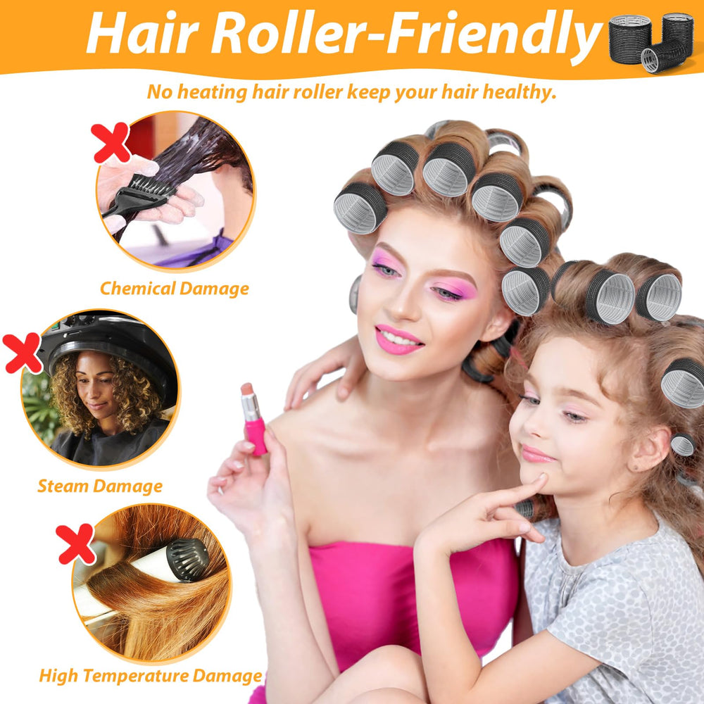 Rouleau large Qinzave 48 mm pour volume et mouvement.