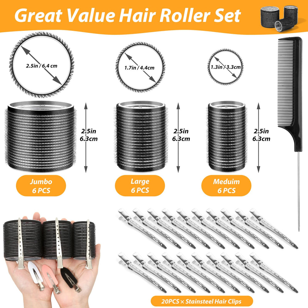 Rouleau jumbo Qinzave 63 mm pour boucles marquantes et durables.