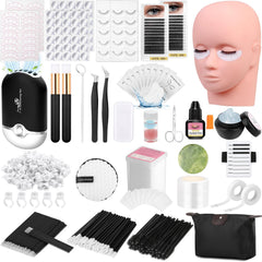 Qinzave Tête mannequin réaliste pour pratiquer les extensions de cils et le maquillage.