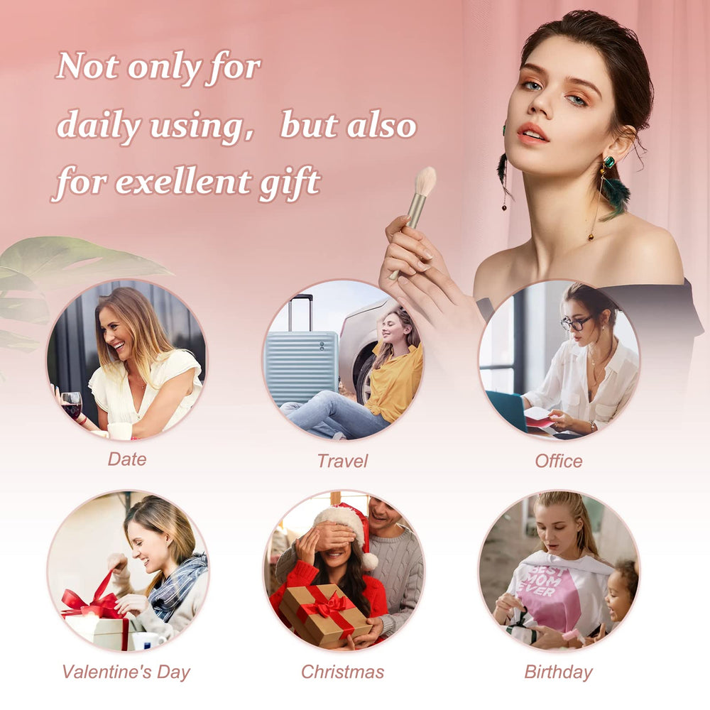 Etui rose QIONG, kit maquillage compact et portable