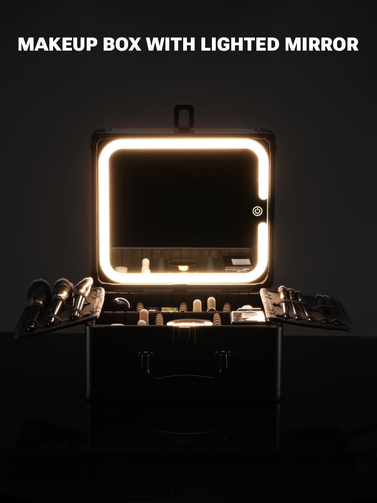 Qislee miroir magnétique fixé sur surfaces ferreuses pour usage pratique.