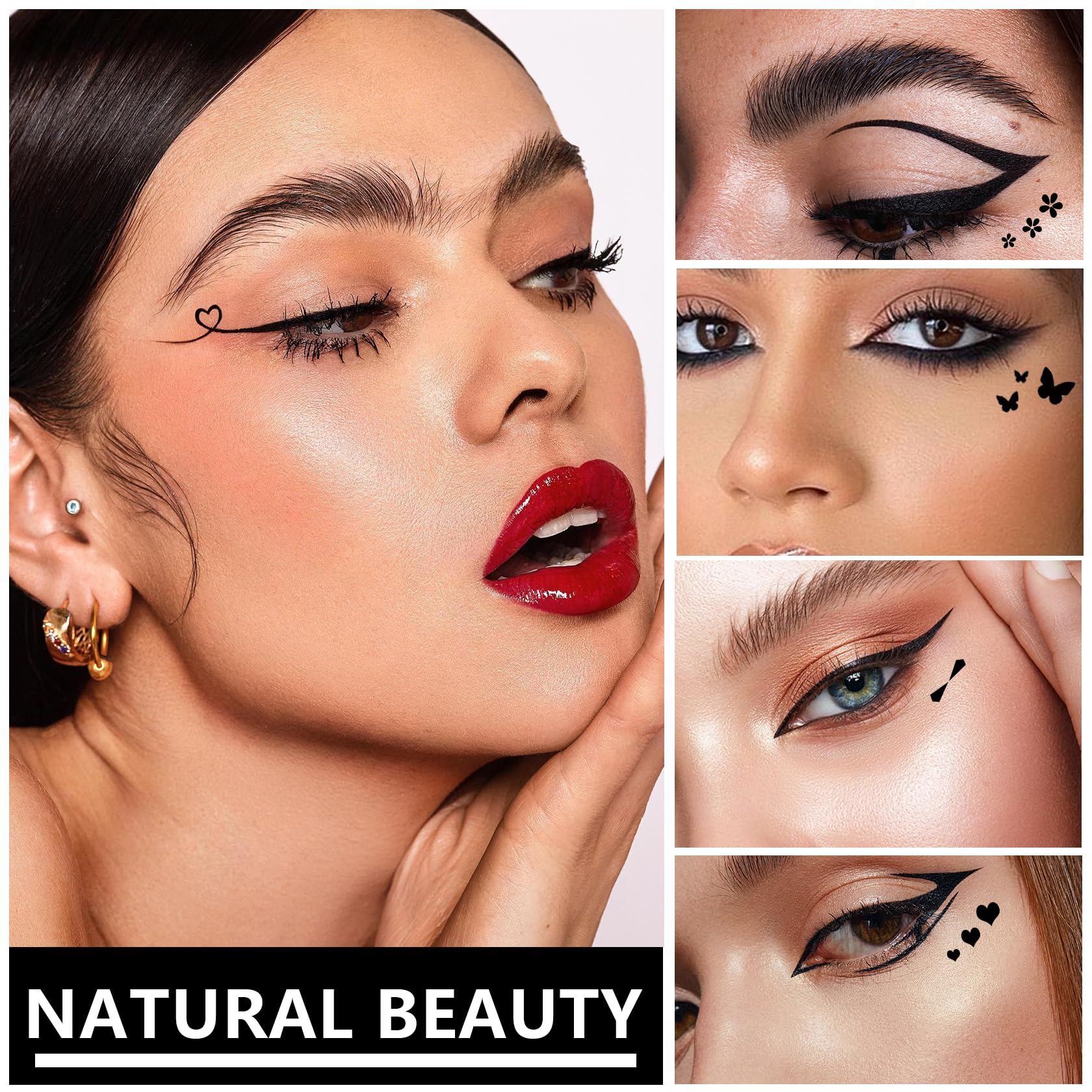 Qiufsse format compact et portable pour maquillage en déplacement.