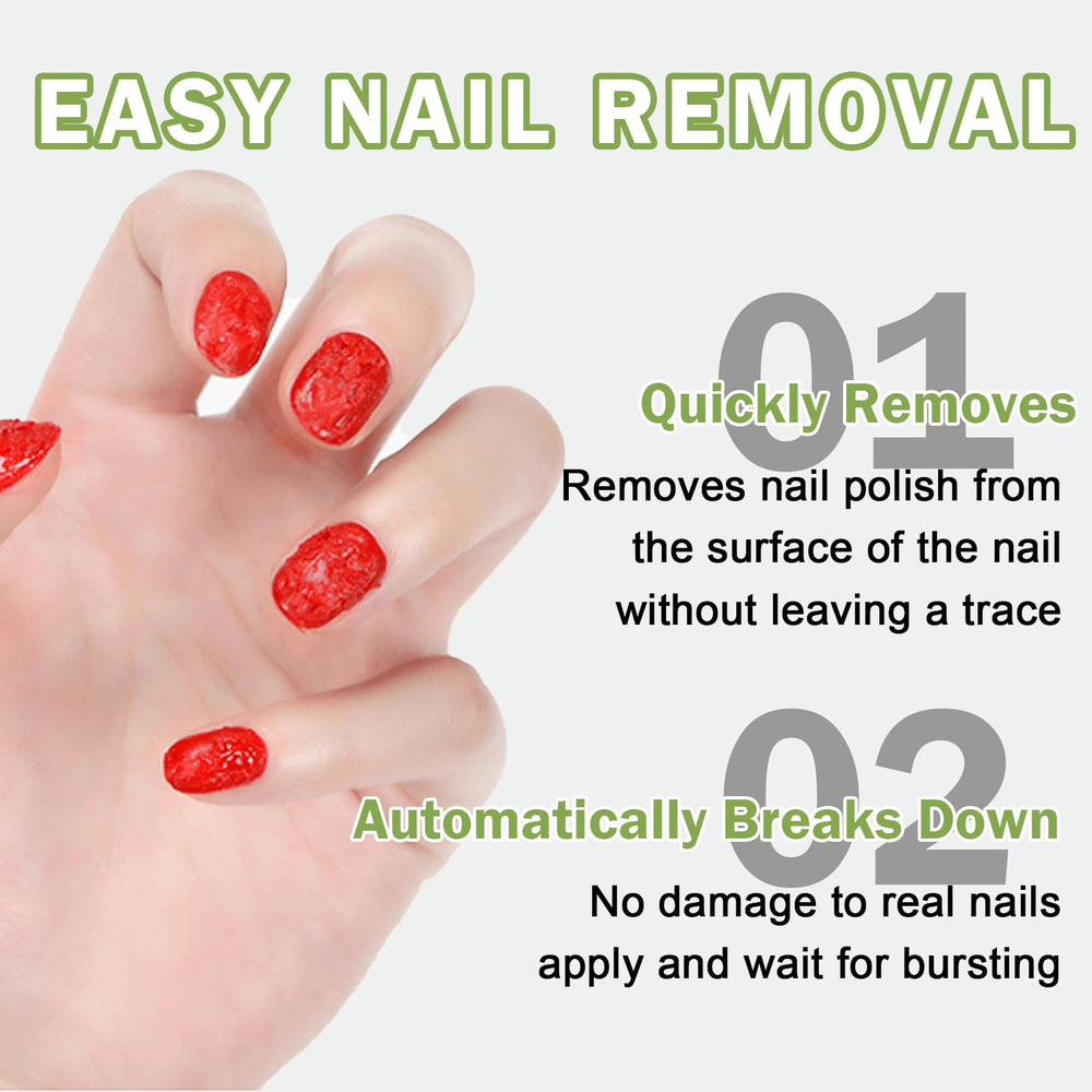 Gentle ingredients in QIUFSSE nail remover for skin-friendly use